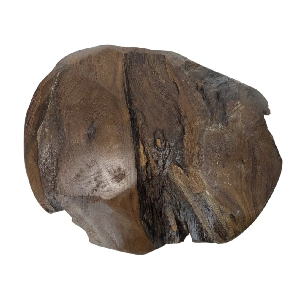 Natural Hand Carved Root Wood Wine Bottle Holders Live Edge Bottle Stand